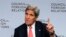 U.S. Secretary of State John Kerry speaking at the Council on Foreign Relations