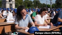 Participanți la Marea Dictare, Chișinău, 31 august 2025.