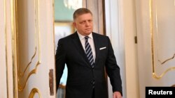 Robert Fico azt mondta, többször egyeztetett telefonon az ukrán miniszterelnökkel, Denisz Smihallal