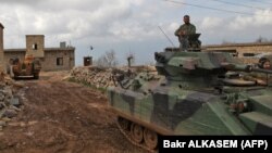 Архива: Припадници на турските сили во Африн. 