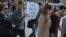 La un protest al profesorilor la Chișinău