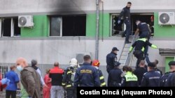 Mai multe spitale din România au fost afectate în ultimii ani de incendii, unele grave. Doar din toamna anului 2020 și până în prezent au ars trei secții de ATI. În imagine, intervenția pompierilor la incendiul care a avut loc pe 1 octombrie 2021, la Constanța.