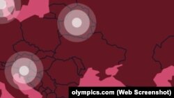 Исправленная карта Украины на сайте Олимпийских игр в Токио