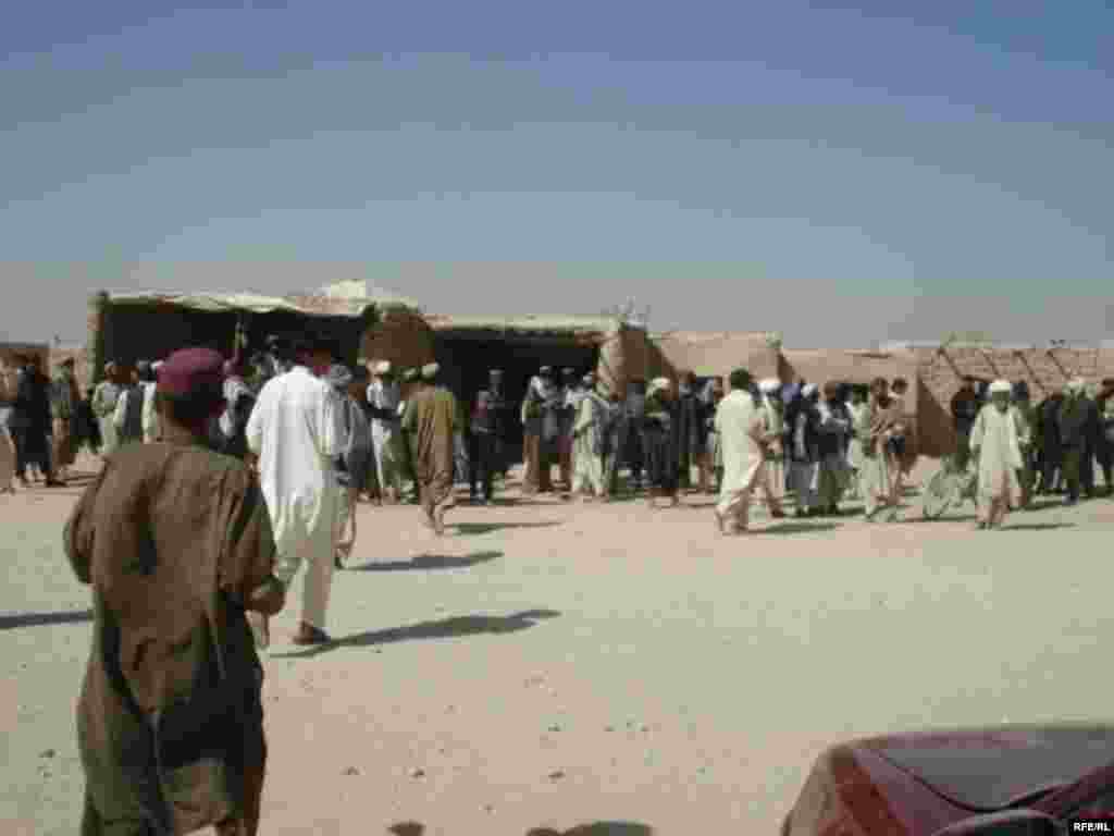 An estimated 250,000 Afghans have been displaced due to conflict over the past decades and now live in camps, often in very poor conditions and largely without electricity. Here a photo from Mukhtar refugee camp on the outskirts of Lashkar Gah in Helmand province.