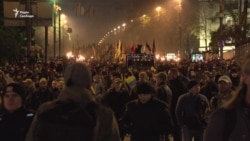 «Марш нації» провели у Києві представники цивільного корпусу «Азов» (відео)