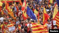  Каталония бәйсезлеген яклау җыены, 30 сентябрь 2017