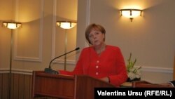 Angela Merkel Chişinău, 22 august 2012.