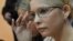 Yulia Tymoshenko in a Kyiv courtroom in October 2011