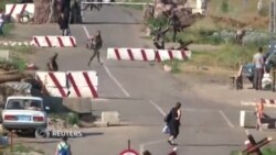 Обстрел блокпоста рядом с Волновахой