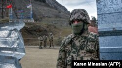 Ադրբեջանցի զինվորները Շուշիի մատույցներում, նոյեմբեր, 2020թ․