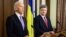 U.S. Vice President Joe Biden (left) and Ukrainian President Petro Poroshenko in Kyiv in November 2014