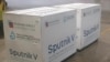 Armenia-New boxes of Sputnik V vaccine in Yerevan, 26 April, 2021