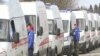 GRAB - Ambulance Traffic Jams At Moscow Hospitals As COVID-19 Cases Surge