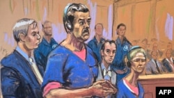 Николас Мадуро мен әйелі Манхэттендегі федералдық сотқа әкелінді. АҚШ, 5 қаңтар, 2026 жыл. Сурет авторы - Джейн Розенберг.