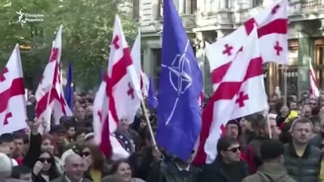 Грузия мухолифати ҳукумат истеъфосини талаб қилмоқда