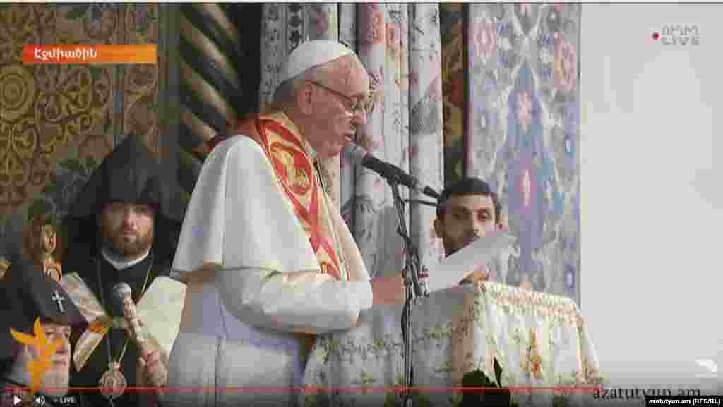 Armenia -  Pope Francis in Holy Ejmiatsin, 24 Jun, 2016