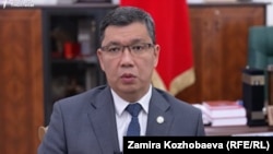 Айбек Жунушалиев, Бишкектин мэри. "Азаттык". Апрель, 2026-жыл.