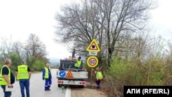  Два дни след последната злополука АПИ сложи табели, които предизвестяват за рисков сектор, 2 април 2025 година 