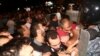 Armenia - Riot police clash with demonstrators who had gathered in a show of support for gunmen holding several hostages in a police station in Yerevan, Armenia, July 20, 2016