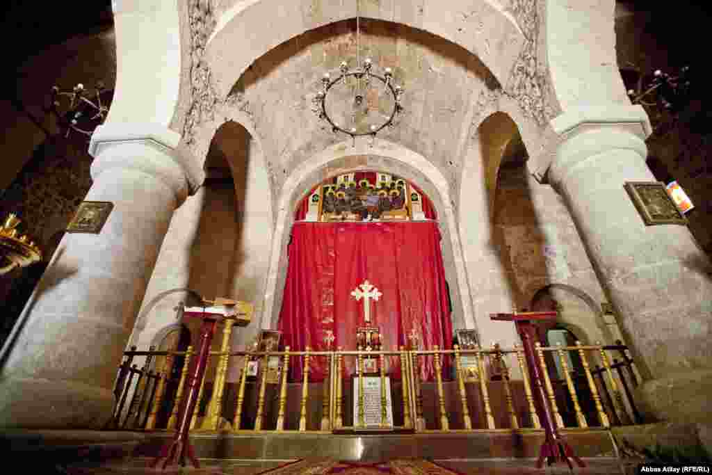 Qəbələnin Nic kəndindəki Alban kilsəsi.