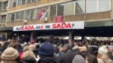 Serbia -- Protest of teachers and professors in support of students, Belgrade, January 20, 2025