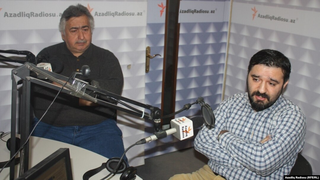 soldan sağa: İlqar Dərgahlı, Gündüz Ağayev