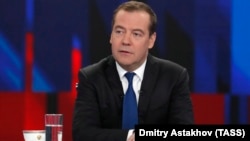 Russian Prime Minister Dmitry Medvedev (file photo)