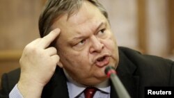 Министр финансов Греции Евангелос Венизелос