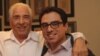 Baquer Namazi (left) and one of his sons, Siamak (right), were sentenced to 10 years in prison in Iran on what the United States and the UN say were trumped-up spying charges. 