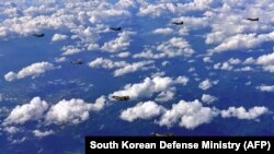 Հարավային Կորեայի F-15K-ն զորավարժությունների ժամանակ