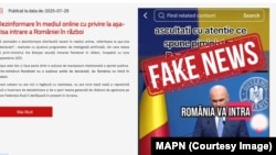 Dezinformare combătută de Minsterul Apărării Naționale despre o așa-zisă intrare a României în războiul din Ucraina.