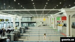 "Daşkent" halkara aeroportumyň täze terminaly.