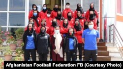 آرشیف٬ شماری از اعضای تیم ملی فوتبال زیر ۱۷ سال افغانستان