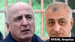 Վրաստանի ընդդիմադիր գործիչներ Բադրի Ջափարիձե և Մամուկա Խազարաձե, կոլաժ