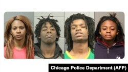 از چپ به راست: تاشینا کاوینگتون جردن هیل، تسفای کوپر، بریتانی کاوینگتون