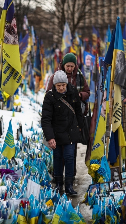 Ukraine Marks 4th Anniversary Of Full-Scale War As Russia Strikes