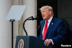US President Donald Trump
