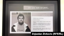 Jedan od radova sa izložbe "100 lica naše savjesti"