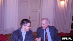 Tvrtko Jakovina i Charles Ingrao na predstavljanju knjige, Foto: Enis Zebić