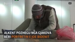 Gjakovari falënderon Bidenin me një portret