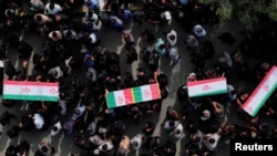 Դպրոցի հարվածների հետևանքով զոհերի հրաժեշտի արարողությունը