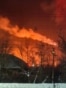 Fire in the premises of Redkovsky chemical plant in Tver Oblast, Russia, after alleged Ukrainian drones strike on the night of Feb. 7