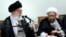 Ali Khamenei, (L) Iran's Supreme Leader and Sadeq Amoli Larijani. June 22, 2014.