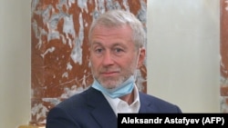 Roman Abramovich attends a meeting in Moscow in September 2021.