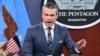 ԱՄՆ պաշտպանության նախարար Փիթ Հեգսեթը Պենտագոնում ասուլիսի ժամանակ, Վաշինգտոն, 19-ը մարտի, 2026թ.
