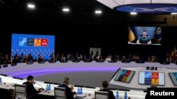 უკრაინის პრეზიდენტმა ვოლოდიმირ ზელენსკიმ ნატოს ლიდერებს მიმართა
