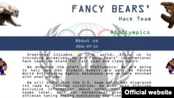 Fancy Bears հաքերային խմբավորման կայքը, արխիվ