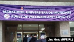 Primul maraton de vaccinare, organizat în zilele de 21-23 mai la Chişinău de Universitatea de Medicină și Farmacie.