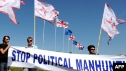 Митинг оппозиции в Тбилиси, май 2009