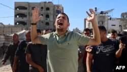 Reakcija Palestinca nakon novih napada Izraela na grad Gazu i okolinu, 7. maja 2025.